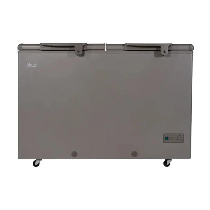 HAIER DOUBLE DOOR INVERTER DEEP FREEZER Model HDF-385IG GREY ISLAMABAD 2025